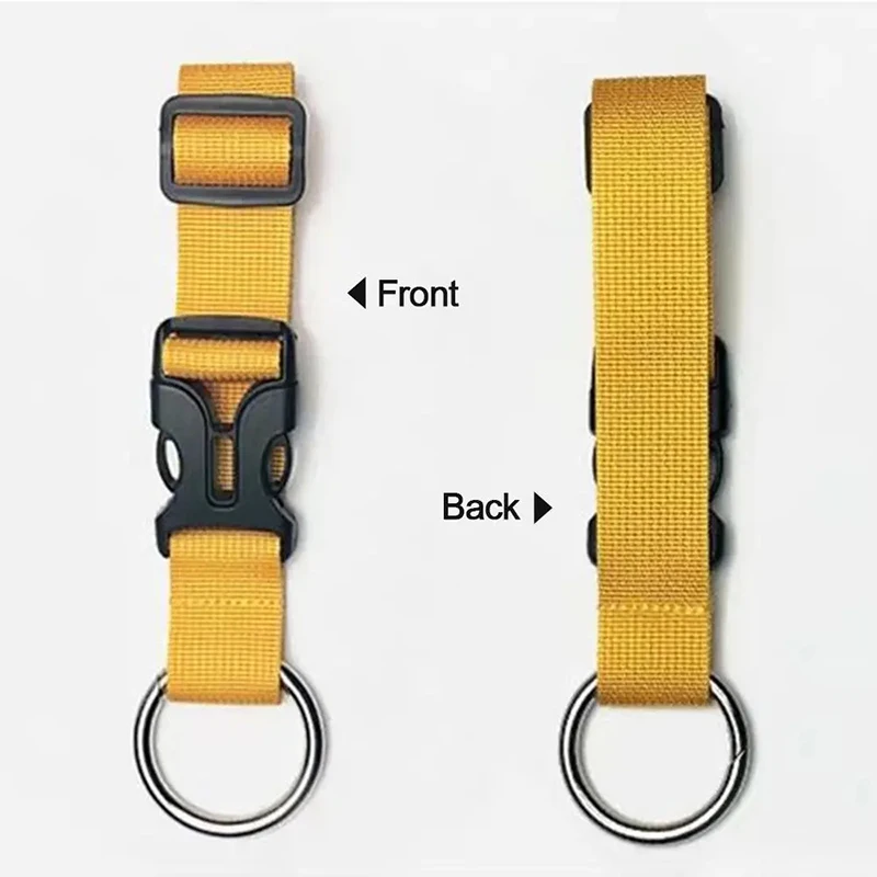Mousqueton de sac à dos multifonction - Accroche ceinture et valise pour pêche et randonnée