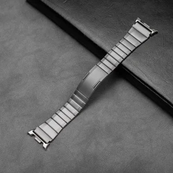 Premium Stainless Steel Watch Band Strap - Universal Fit - Galaxy 8Classic 46mm (Titanium color)