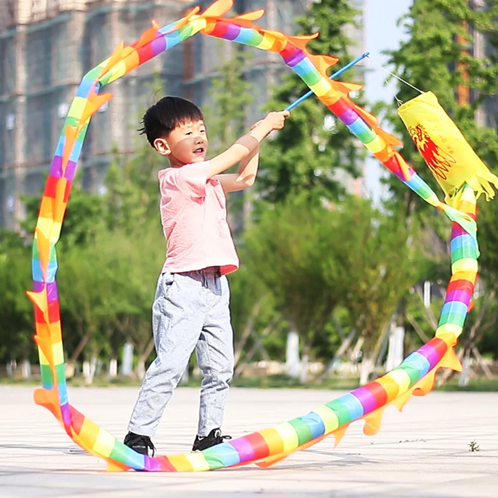 

Ribbon Chinese Dance Streamer Shake Festival Polyester Decorative Child Kids Performing Prop Children