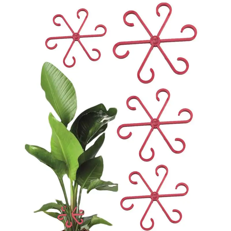 Plant Support Climbing Houseplant Stem Supports 4X Vine Fixed Clips for Climbing Plant Stems Support and Vines Grow Upright