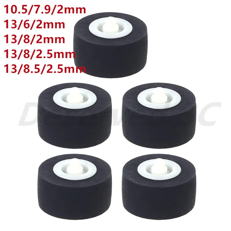 5Pcs Cartucce Audio Radio Roller Tape Recorder Pressure Cassette Belt Pulley Wheel Player Technic