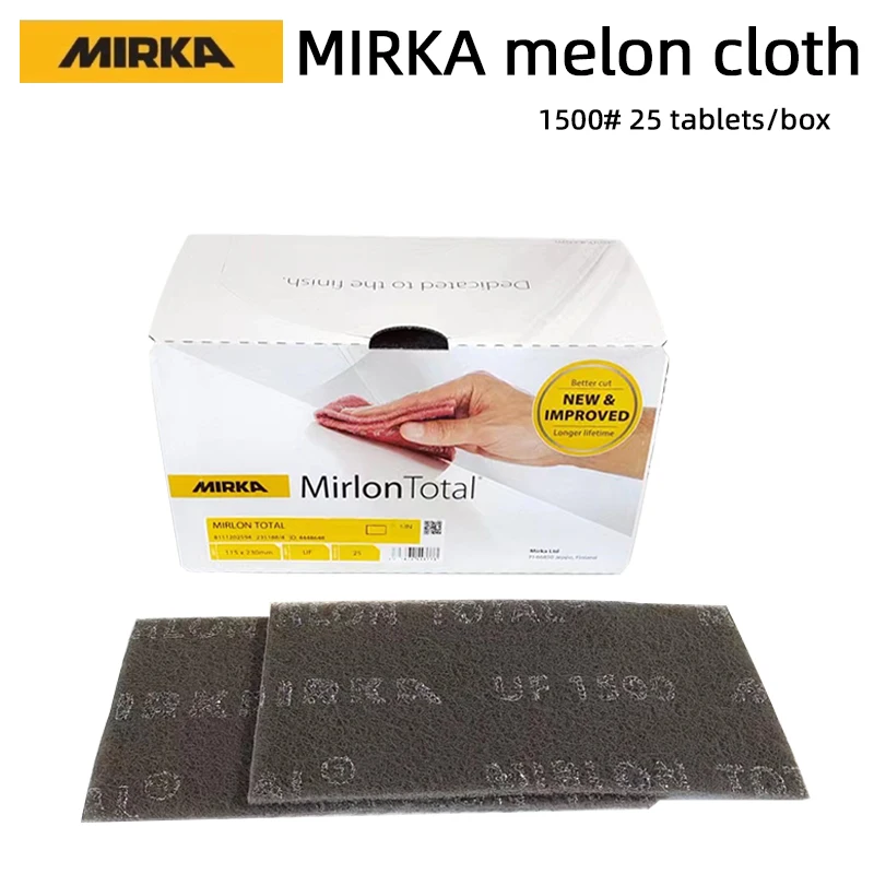 MIRKA  Industrial  Nylon Sheet Superfine 1500 Cleaning Cloth Rust Removal Wire Drawing and Deburring Car Paint 115/230Mm