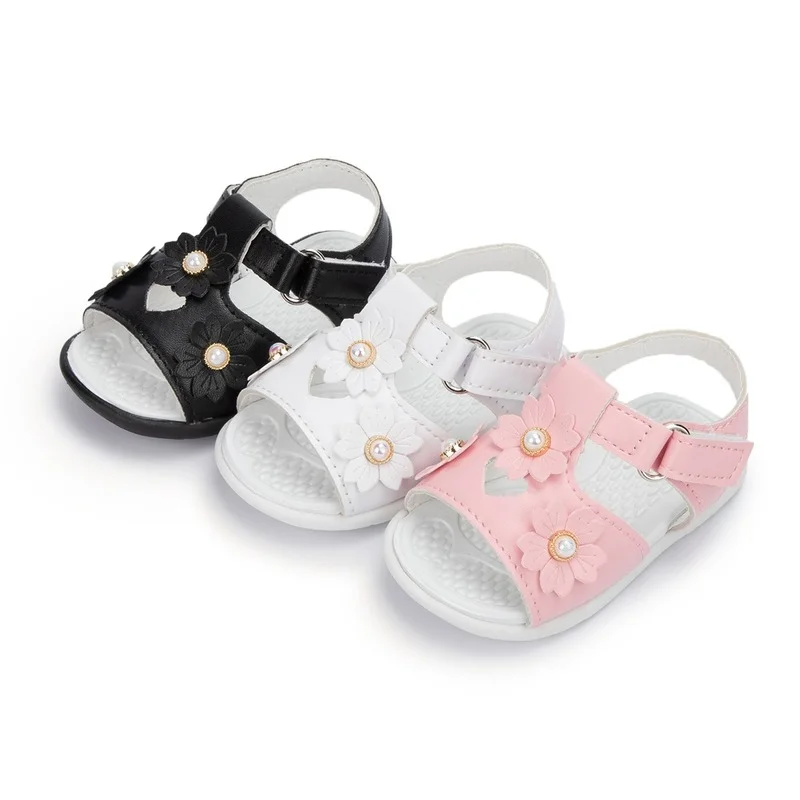 Rubber Baby Girl Sandals Rubber First Walkers Rubber Infant Shoes