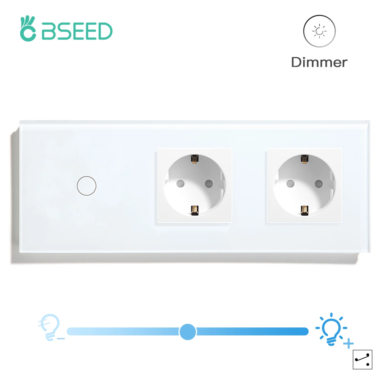 vrede Makkelijk te begrijpen Incident, evenement Bseed 1Gang 2Way Dimmer Led Lichtschakelaars Dimbare Muur Touch Switch  Thuis Eu Standaard Usb Lading Dubbele Muur Power sockets 16A|Schakelaars| -  AliExpress