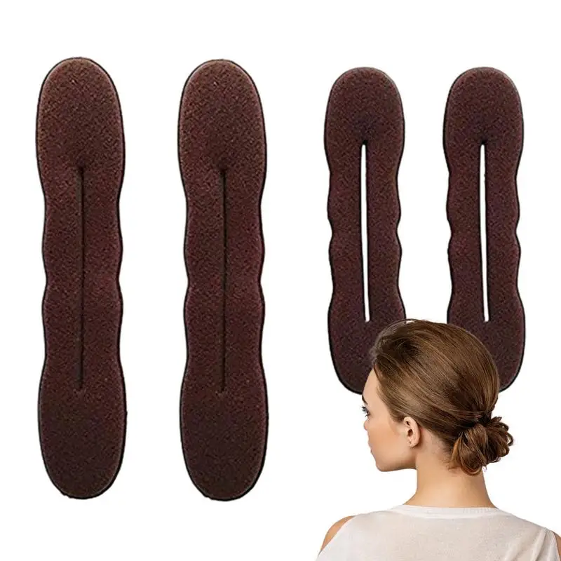 Hair Bun Maker Bun Cushion Hair Maker Twist Vintage Headbands Donut Hair Bun Maker Per Matrimoni Viaggi Date Dance Family