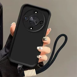 Shockproof Soft Silicone Matte Wrist Strap Lanyard Phone Case for POCO F7 Pro (4)