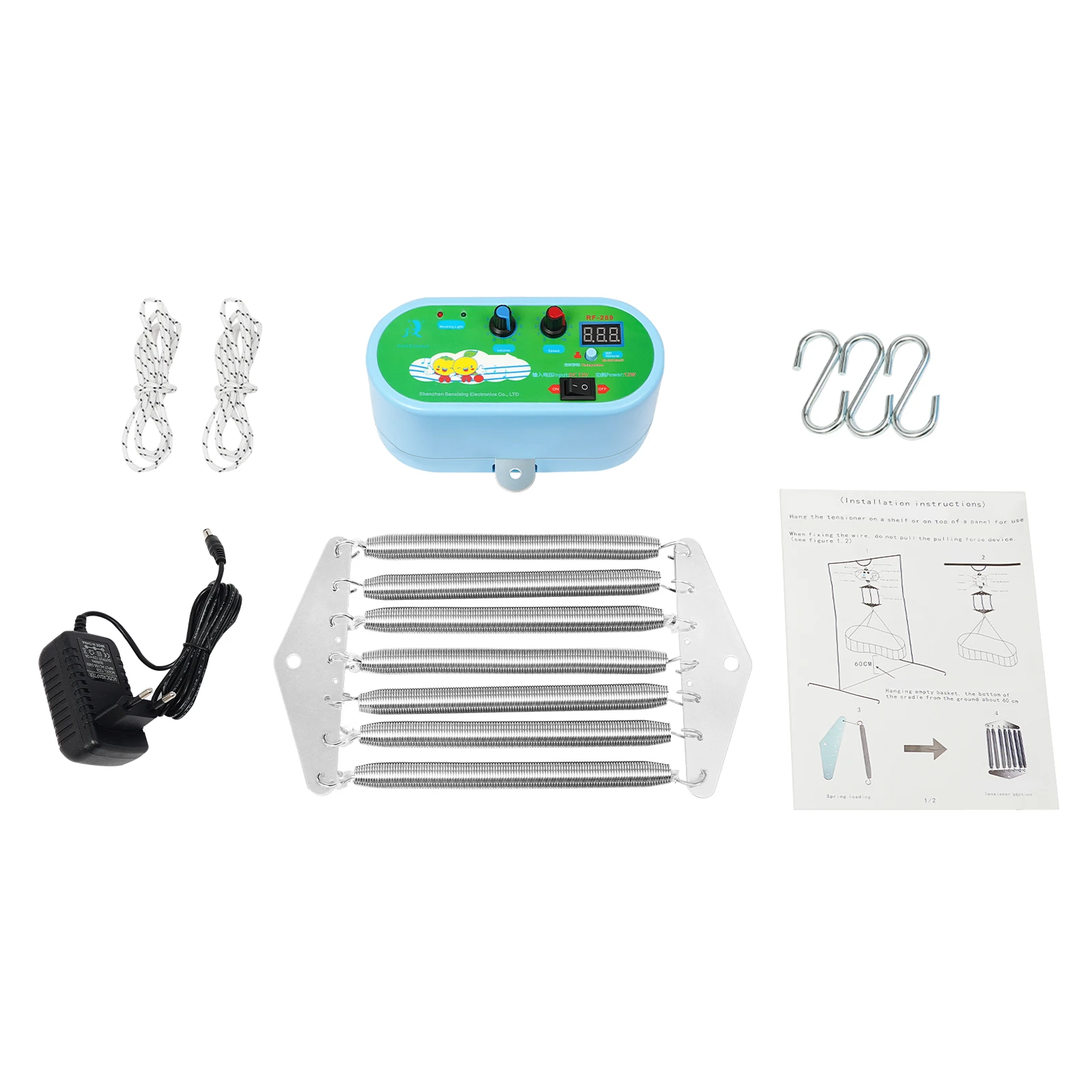 7-spring Baby Swing Controller Electric Cradle Control Baby Cradle Swing Spring with Adjustable Settings