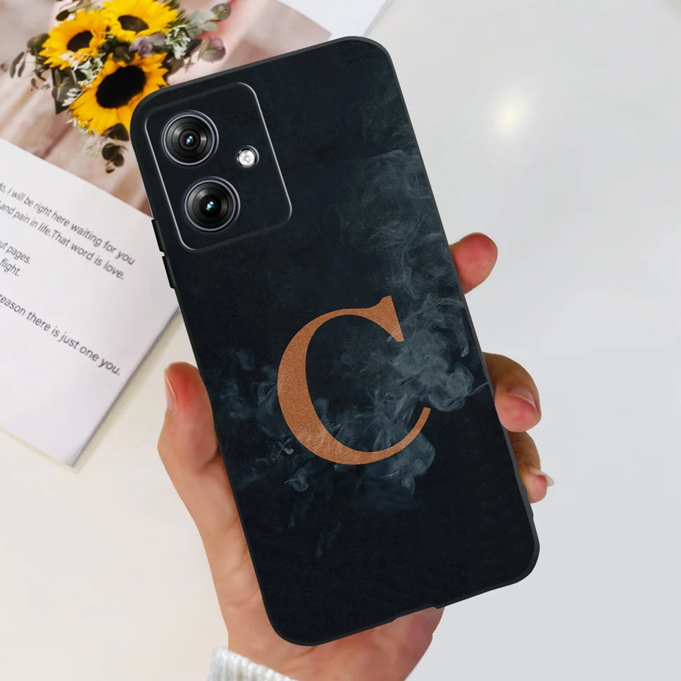 New Luxury Floral Letter Silicone Shockproof Phone Case - Soft Back Cover