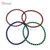 （2X）Anti-slip Cost-effective Multi-color Silicone Protective Rubber Ring For Disabled Wheelchair Trolley Ring 4