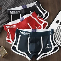 [زهر الحب] جديد رقم 7 القطن 1 قطعة/3 قطعة الملاكم الرجال الملابس الداخلية تنفس Boxershort الرجال الملاكمين رجل Cuecas الغمد حجم M-3XL 4