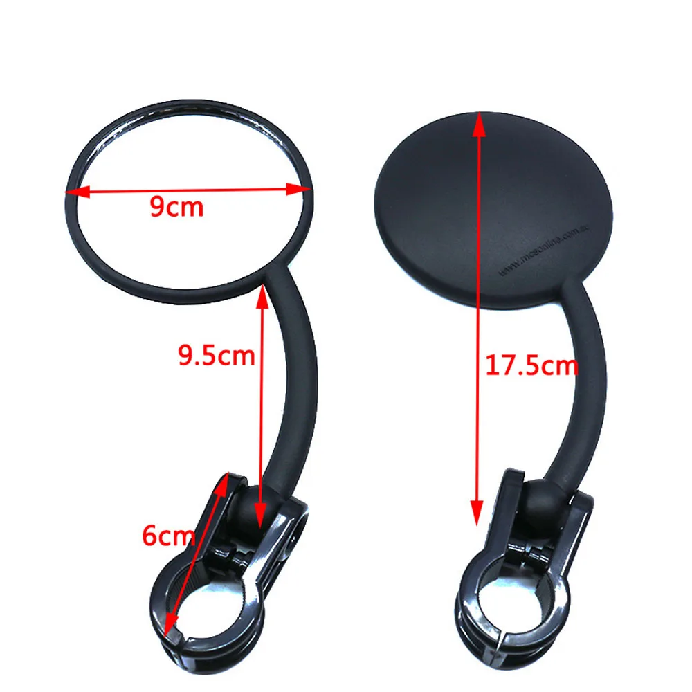 Motorcycle mirrors 22mm biker handle rearview