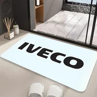 NEW IVECO Floor Mat Graphic Printed Flannel Doormats For Bathroom Kitchen Entrance Carpet Home Decor 2