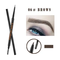 Dual-Head 1.5mm Fine Waterproof Eyebrow Pencil with Auto-Rotation (H17-06)