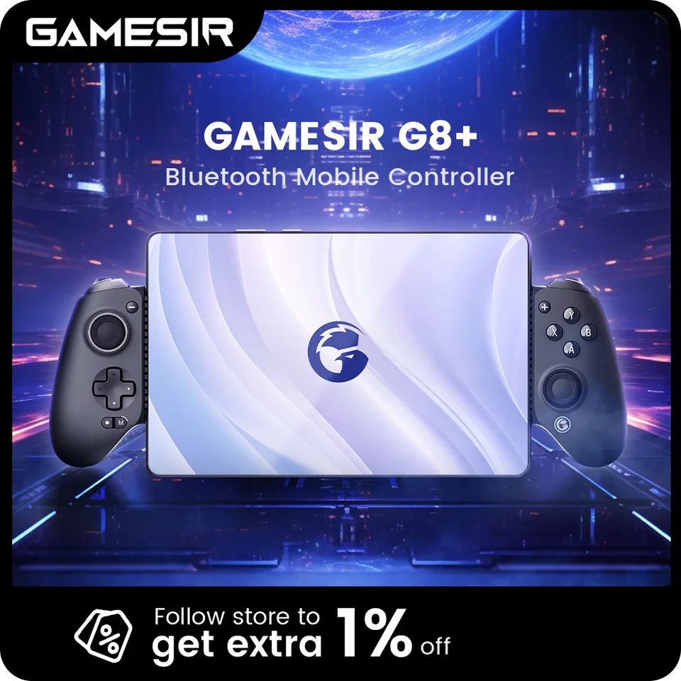 GameSir G8 Plus Bluetooth ゲームパッド、ホール効果ゲーム