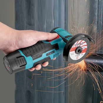 12V 3 Inch Mini Angle Grinder 19500rpm Household Cutting Machine Polishing Machine Micro Angle Grinder Cordless Power Tool 4