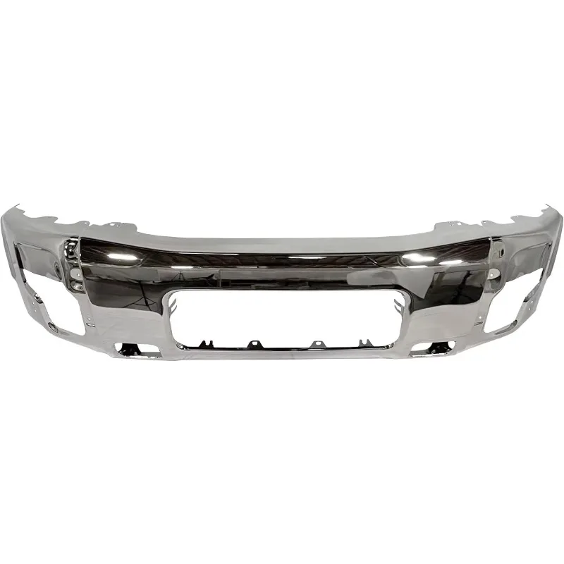 with 2004-2015 Nissan Titan Pickup 04-15 NI1002136 Chrome Steel, Front Bumper Face Bar Compatible 5