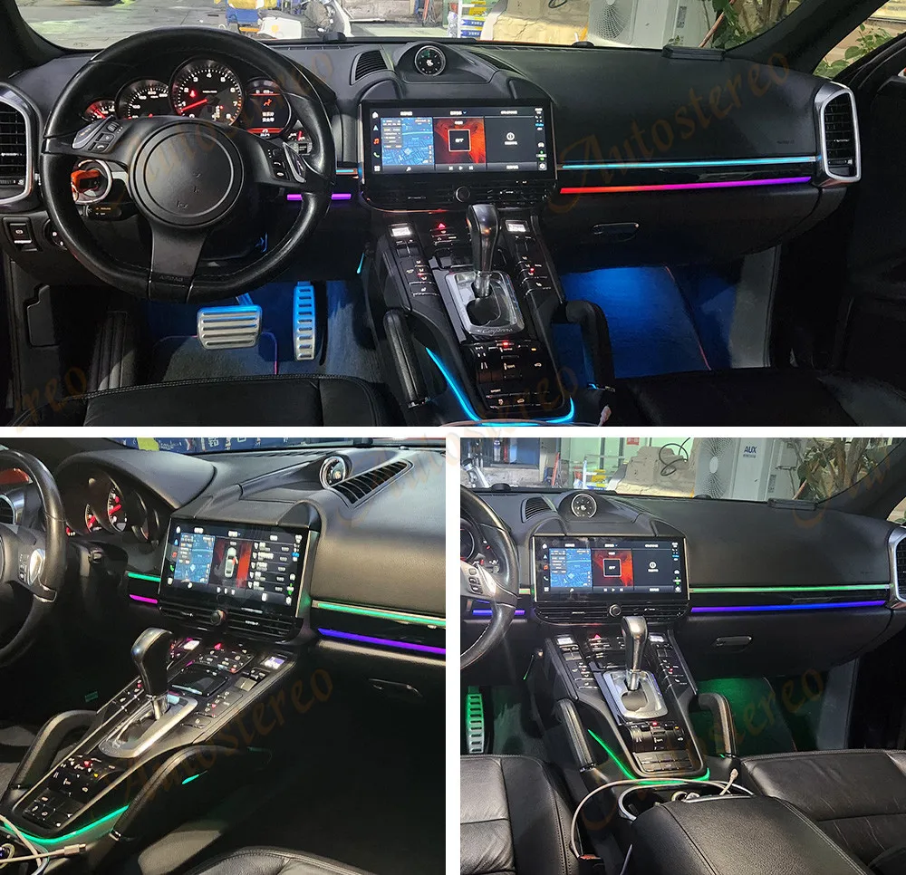 Auto Stereo Carplay Android 13 For Porsche Cayenne 2010-2017 Car GPS Navigation