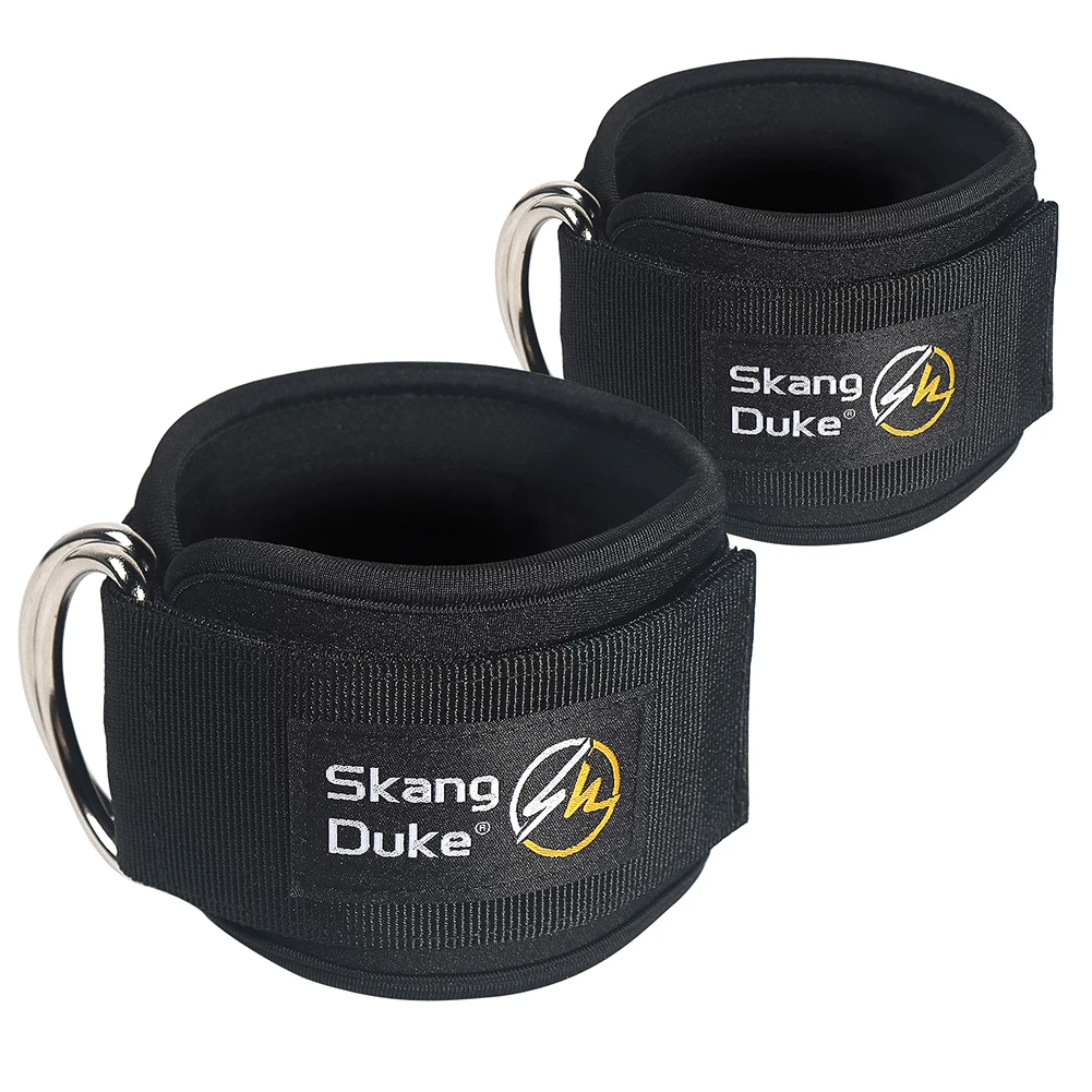 Leg Training Tie Belt Breathable D-ring Buttocks Exercises Foot Strap Adjustable Sweat Resistant 1/2pcs Men Women Gym Equipment
