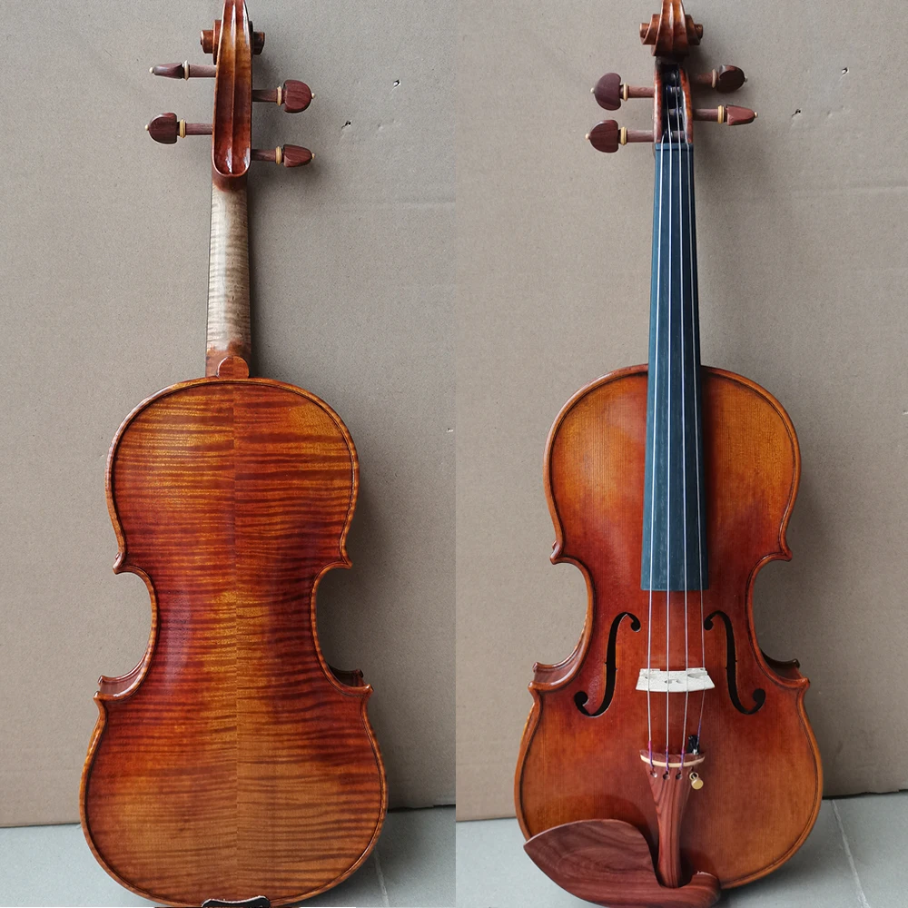 

Strong tone！Handmade Violin 4/4 Italian Vintage Oil-Based Varnish vionlin 바이올린 كمان professional violino musical instrument with