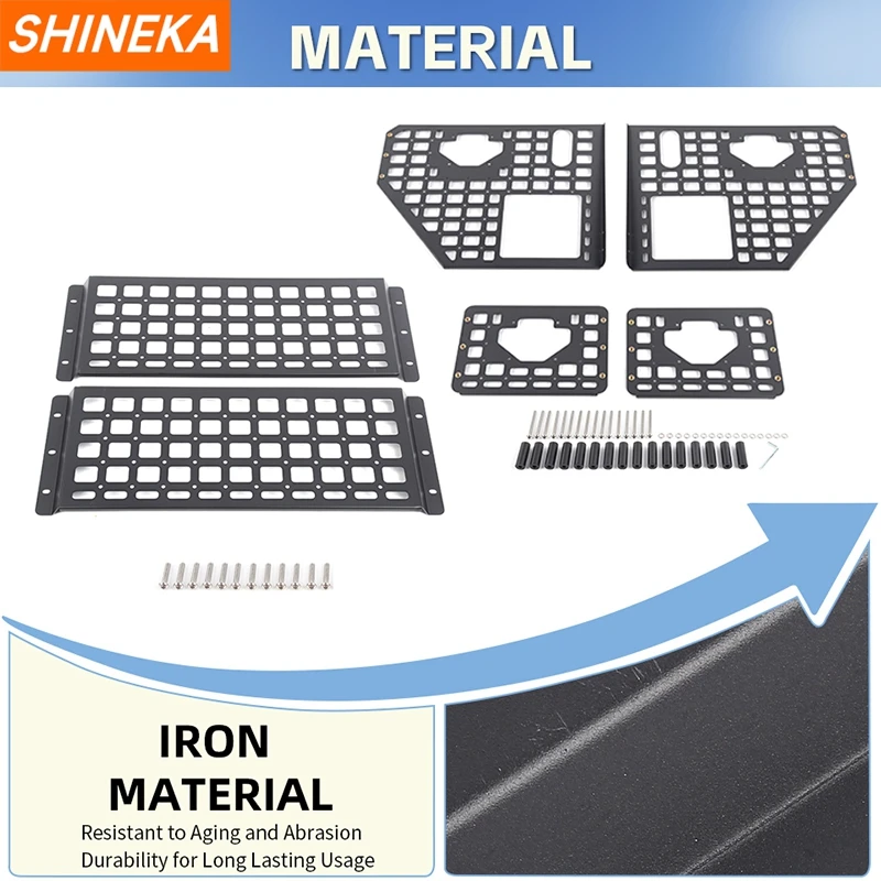 SHINEKA 자동차 뒷 트렁크 확장 스토리지 선반 정리대 키트 포드 F150 2015 2016 2017 2018 2019 2020 업 액세서리