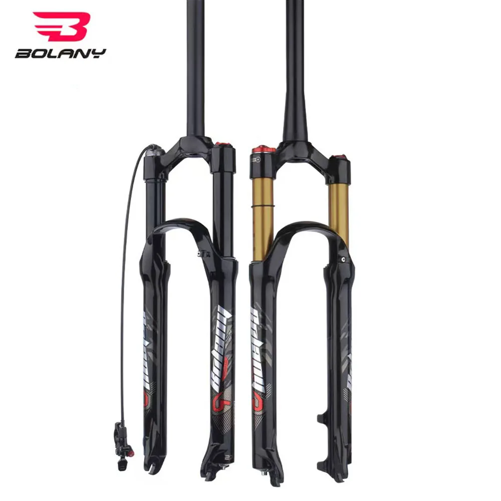 BolanyBicycleForkMTBAirResilienceMagnesiumalloyShockabsorber