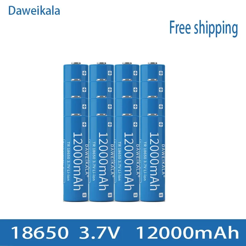 18650 3.7V 12000mAh Rechargeable Battery For Flashlight Torch headlamp Li-ion Rechargeable Battery drop rechargeable lithium batteries
