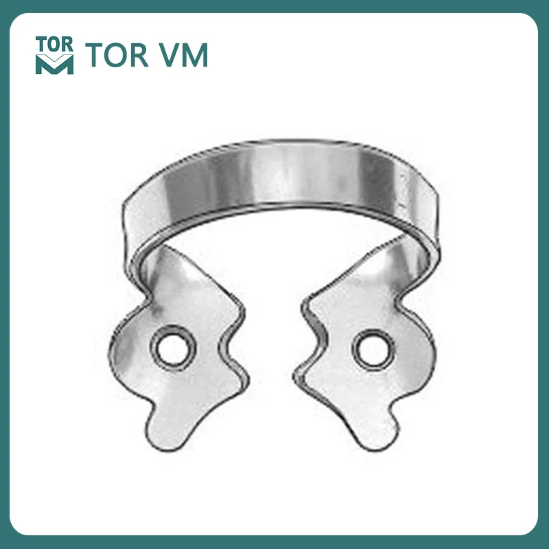 

Clamp 2 (winged clamp with flat horizontal "jaws", for small premolars) for TOR VM for Dental Materials Dentist Parts