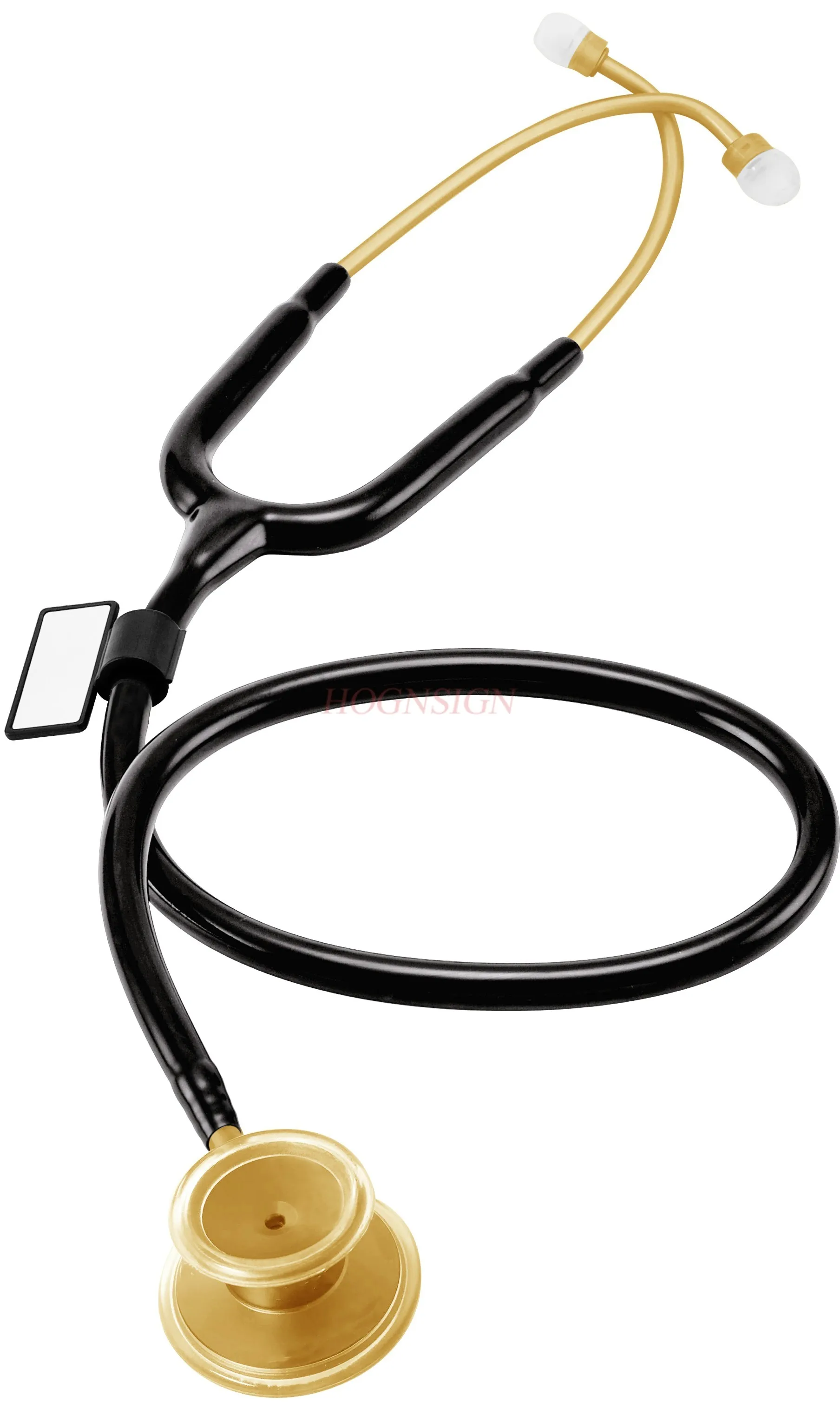 Adult single tube double-sided stethoscope for medical use