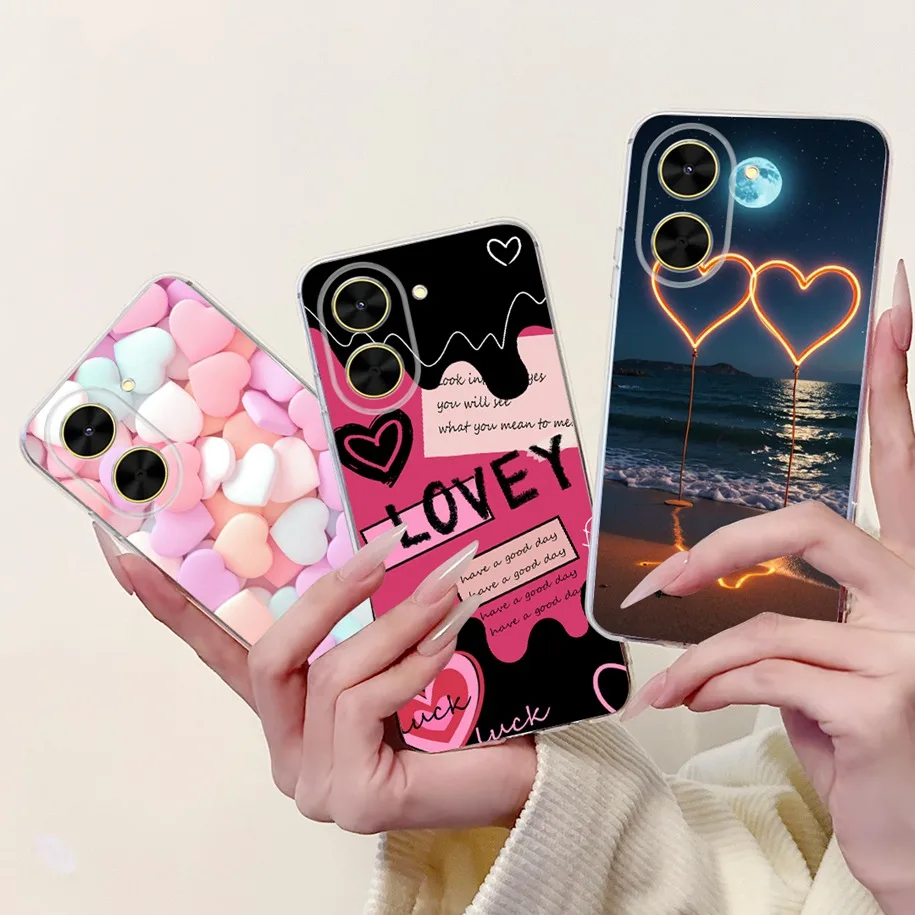 Lovely Cat Lemon Dragon Soft Clear Silicone Protective Case