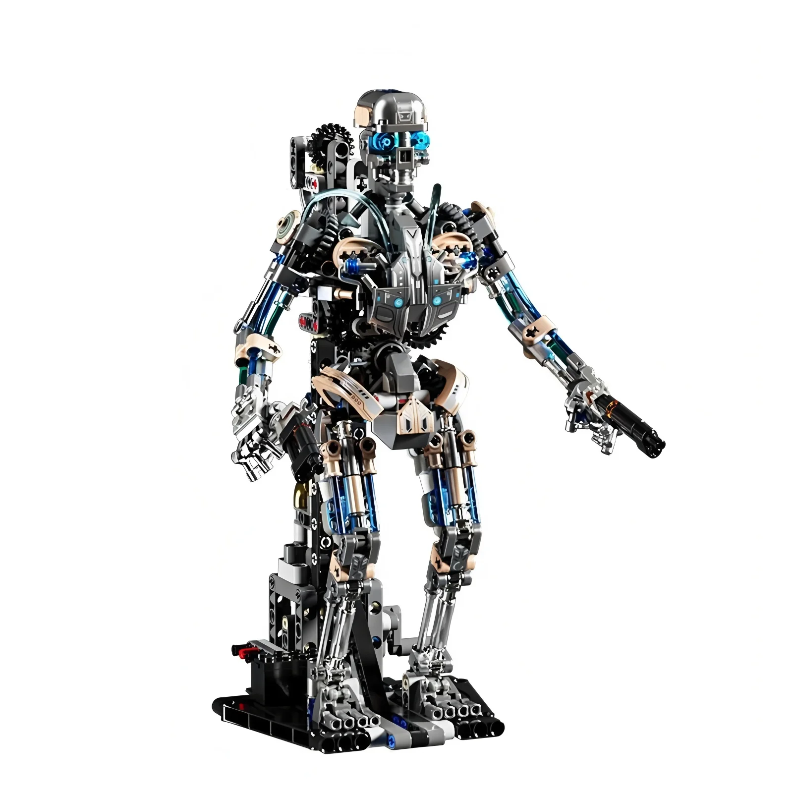 Skeleton Robot Building Block Model, Mechanical Assembly Building Blocks, Children's Building Block Toys, Children's DIY Gifts - 6