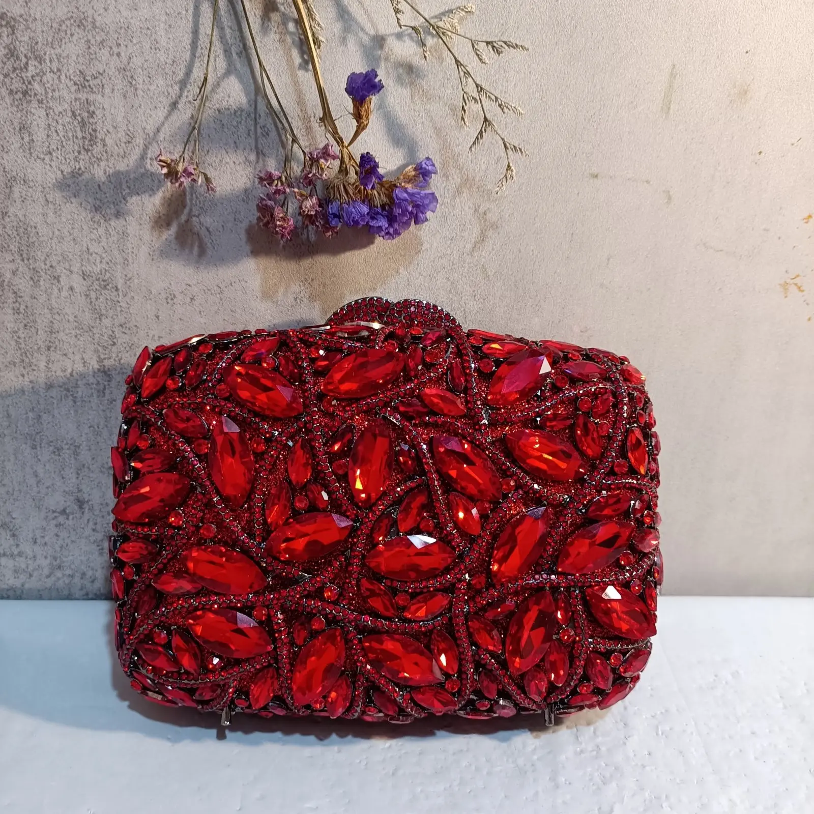 Burgundy Suede Clutch - Women's zardozi evening bag for weddings – B Anu  Designs