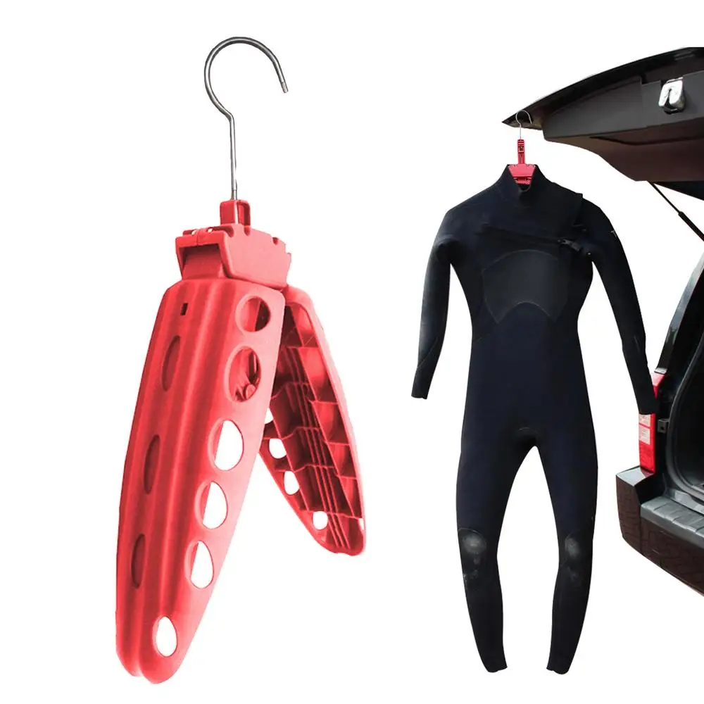 Foldable Wetsuit Hanger Diving Surf Quick Dry Wetsuit Jumpsuit Folding Hanger Fast Dry Folding Vented Hanger 