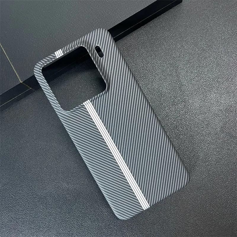 Sleek Carbon Fiber Protective Back Cover