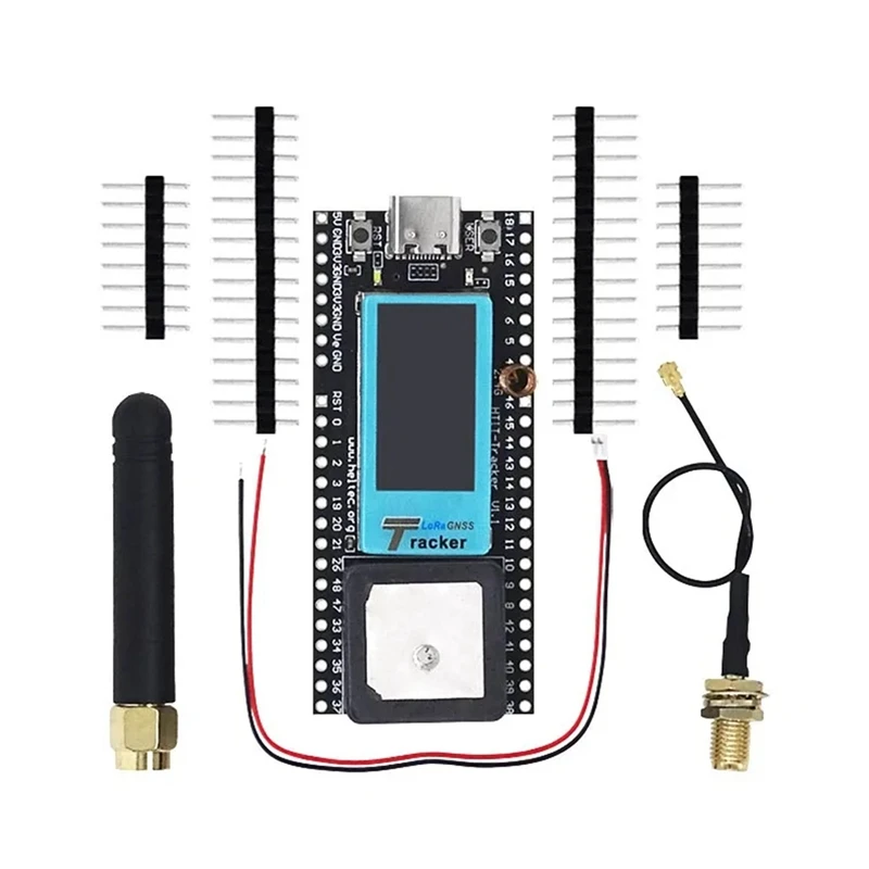 Lora Wireless Tracker ESP32 Lora Meshtastic Asset Tracker SX1262 Wi-Fi Bluetooth GPS 863-928MHZ For Bike Car-A03I
