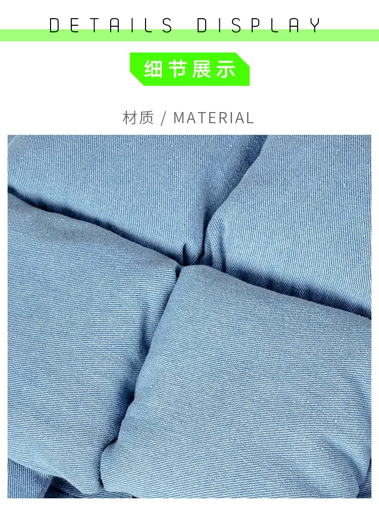 Model carrying padded denim winter tote