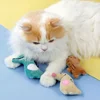 Pet Molar Bite toy Cartoon Stuffed Animal Cute Plush Cat Chew Toy Interactive Pets Toys For Cat 4