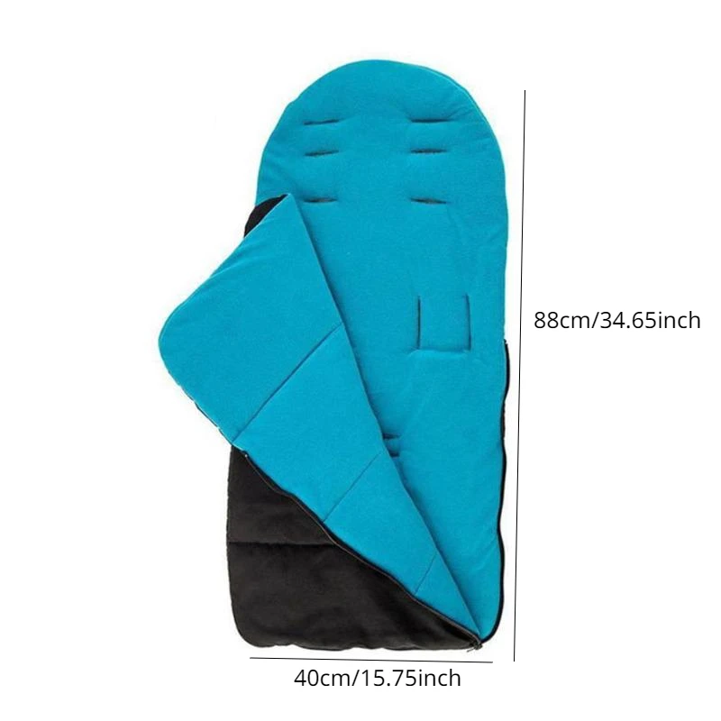 Baby Stroller Warm Foot Cover Universal Pad with Cotton Thickened Autumn and Winter Children's Blanket