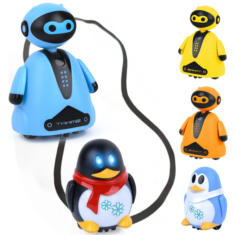 رسم الخطوط اتبع لعبة روبوت الإبداعية حثي سيارة كهربائية اتبع أي خط أنت رسم روبوت البطريق لعبة لعبة تعليمية هدايا الأطفال