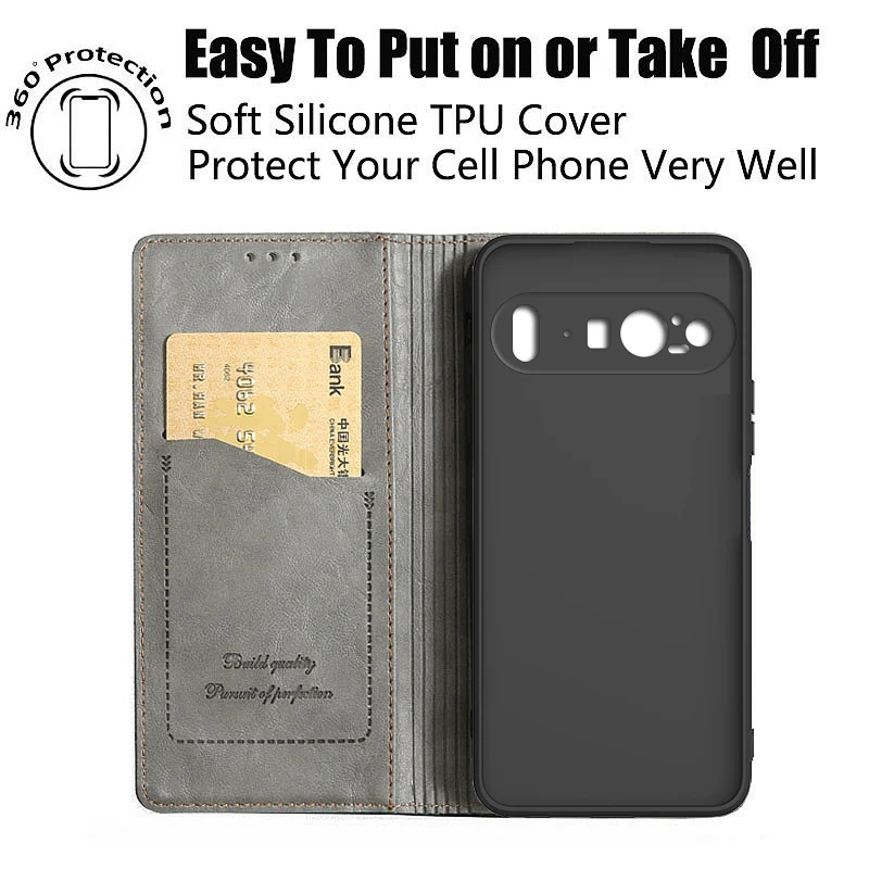 Leather Flip Case Phone Cover – Elegant Protection