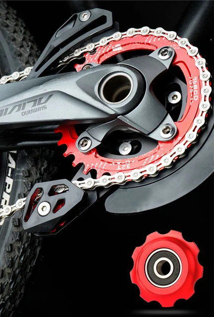 Guida Catena MTB ISCG 05 Rossa - Migliora Controllo E Protezione Per Bici - Foto 12