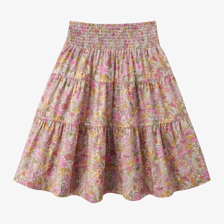 Summer Green Grid & Pink Floral Collection Family Matching 100% Cotton Clothing Set