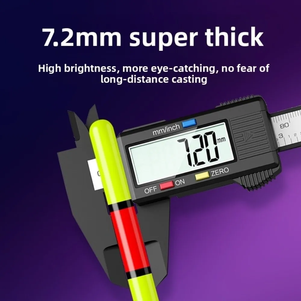 New Indicator Electronic Fishing Float Slip Drift Tube Light Float Buoy Strike Gravity Sensor Rock Fishing Floats Bobbers