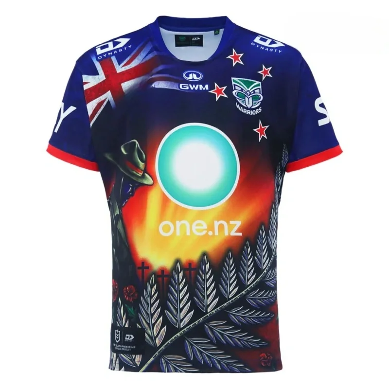 thumbnail image 1 of Réplica de la camiseta indígena de los New Zealand Warriors para hombre 2024, 1 of 5