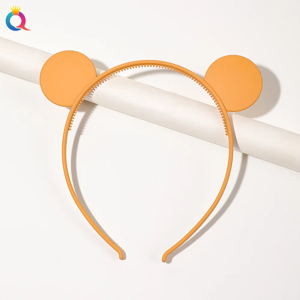 2023 mattierte Kunststoff Katze Ohr Haarbänder Stirnband Scrunchie Frauen Mädchen Haar Kopf Hoop Bands Zubehör Kopfschmuck Kopfbedeckung Halter – Detail 15