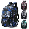 middle school bag for a boy cool camouflage backpack with many pockets waterproof large capacity School backpacks for teenagers 3