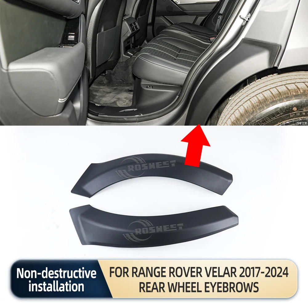 

For Land Rover Range Rover Velar 2017 2018-2024 L560 Rear Wheel Eyebrow Fender Decorative Trim Strip Car Accessories LR092742
