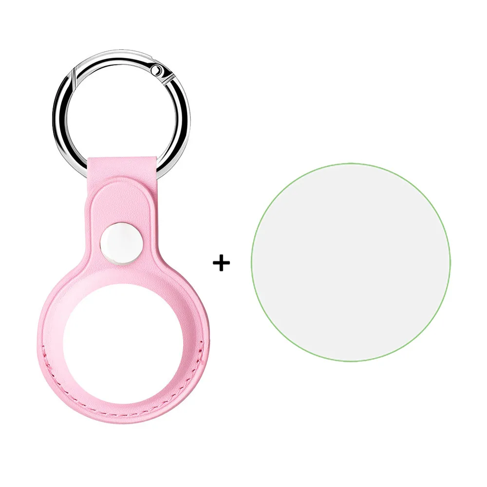 2020 new For AirTags Cover  Leather Protection Anti-Lost Protective Case For Apple Locator Tracker Cover 