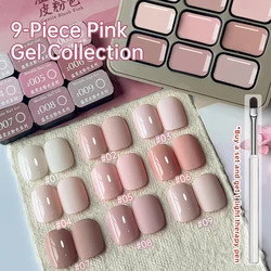 Vibrant Pink Patting Glue: High - Saturation Semi - Solid Nail Polish (Wenroupifense)