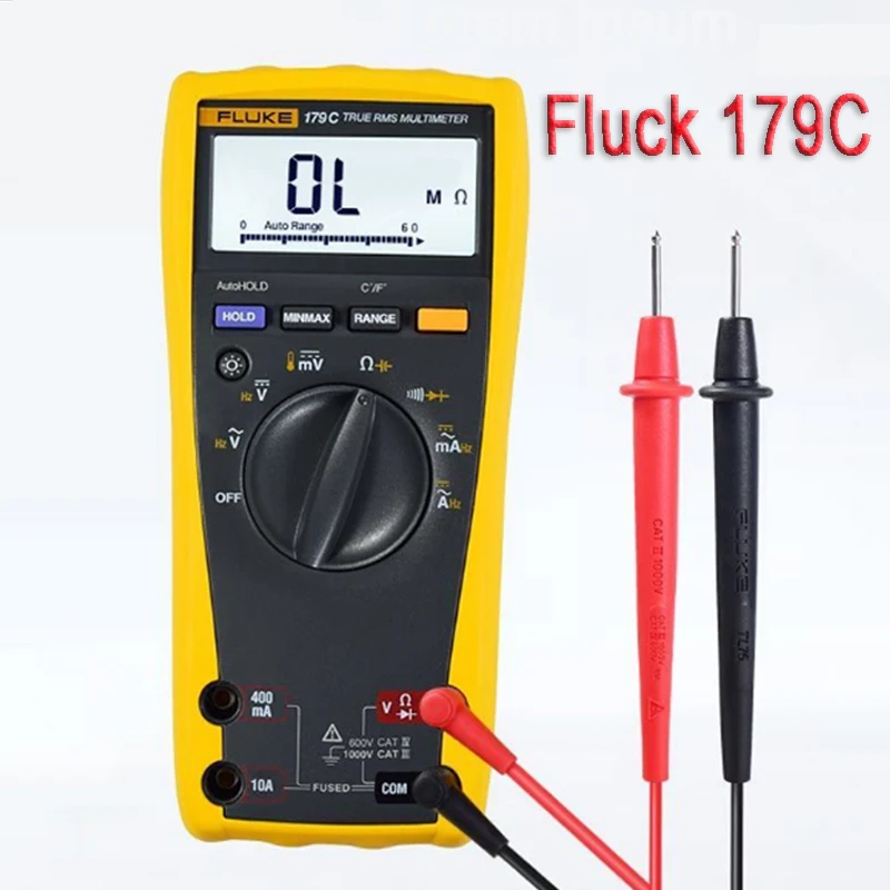 Fluke179CTrueRMSMultimeterWithBacklightAndTempTemperature
