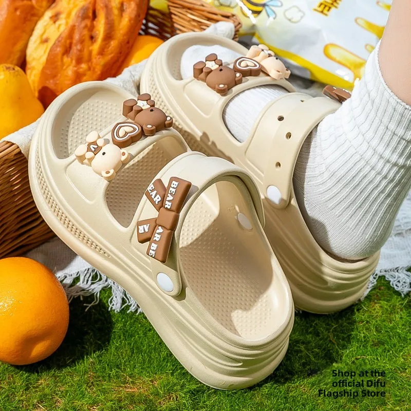 Women's Sandals 2026 New Summer Outdoor Fashion Heightening Work Special Soft Bottom Anti-slip Casual Slippers Ladies - 4